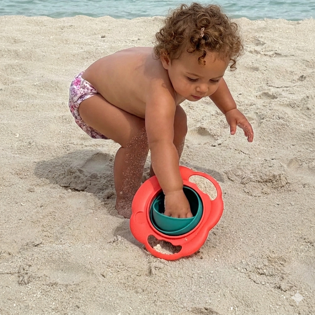 Movuno Gyrobol 360° - Bol magique anti-dégâts pour les tous petis